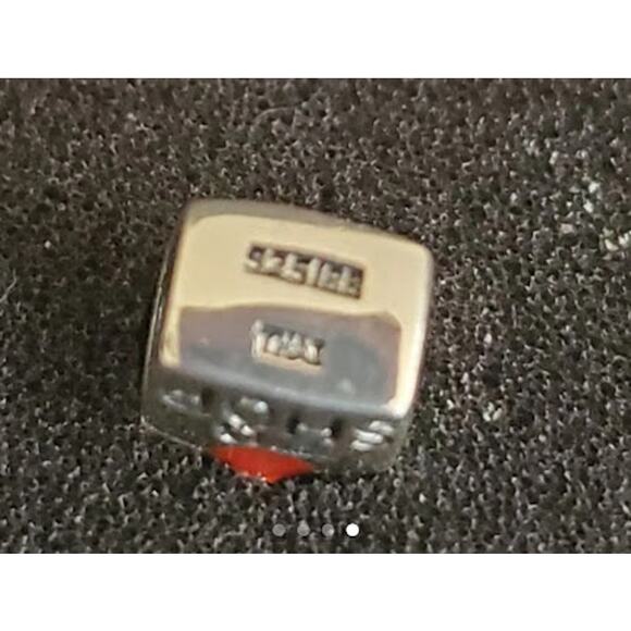 Sterling Silver Shopping Bag Charm 925 Love to Shop Fits Popular Brand Bracelets - Picture 3 of 4